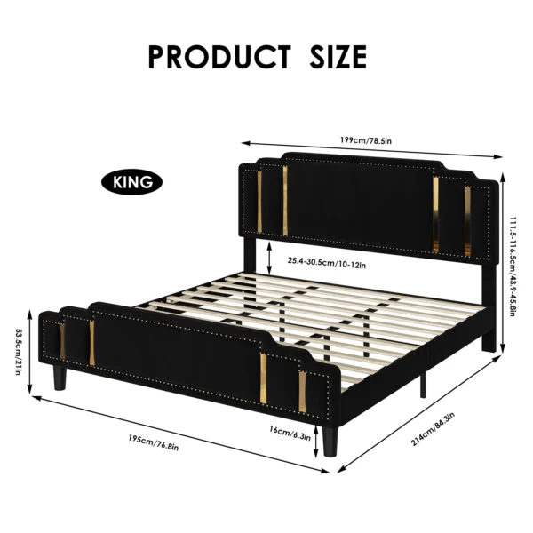 Luxury Headboard bedframe - Image 2