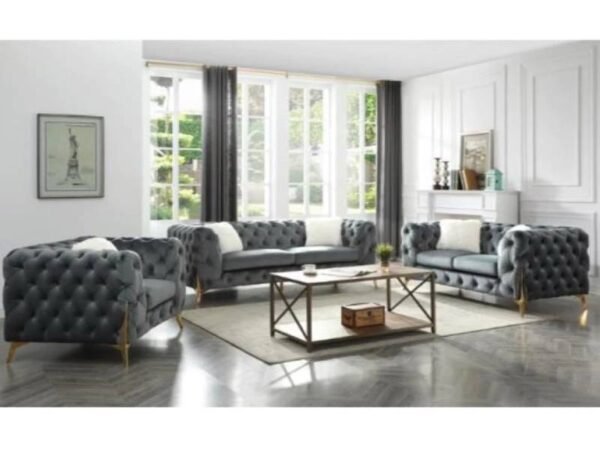 (KADU) GREY SOFA SET