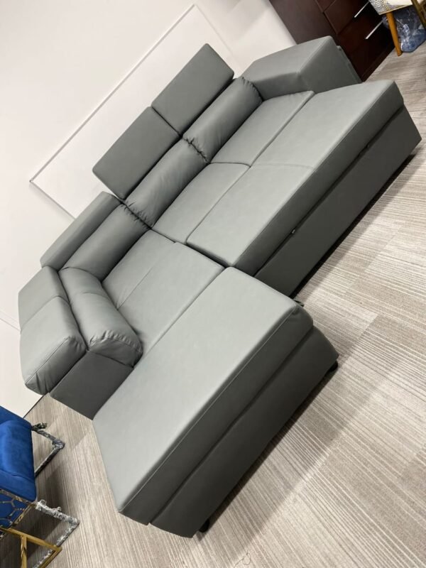 Modern Fabric Sectional Storage Sofa Set - Image 2