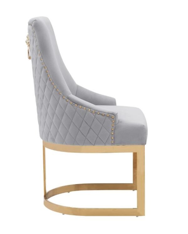 JOHN Grey/Gold Dinning Chair