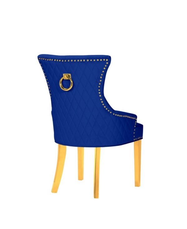 SHAWN BLUE/GOLD DINNING CHAIR