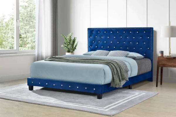 Diamond Bed (Blue Velvet)